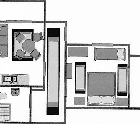 Apartamento In With Seaview, Balcony, Air Condition, Wifi Pašman